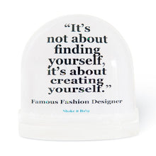 Load image into Gallery viewer, Shake it Baby snowball (Karl Lagerfeld-Coco Chanel)