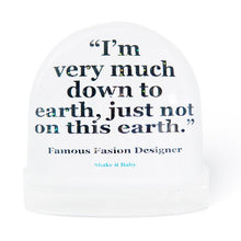 Load image into Gallery viewer, Shake it Baby snowball (Karl Lagerfeld-Coco Chanel)