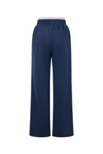 Load image into Gallery viewer, Chic comfy trousers navy blue
