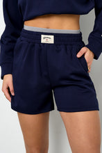 Load image into Gallery viewer, Comfy chic shorts navy blue
