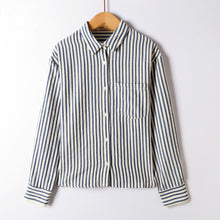 Load image into Gallery viewer, Cotton shirt stripes
