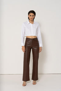 Leather trousers CHLOE