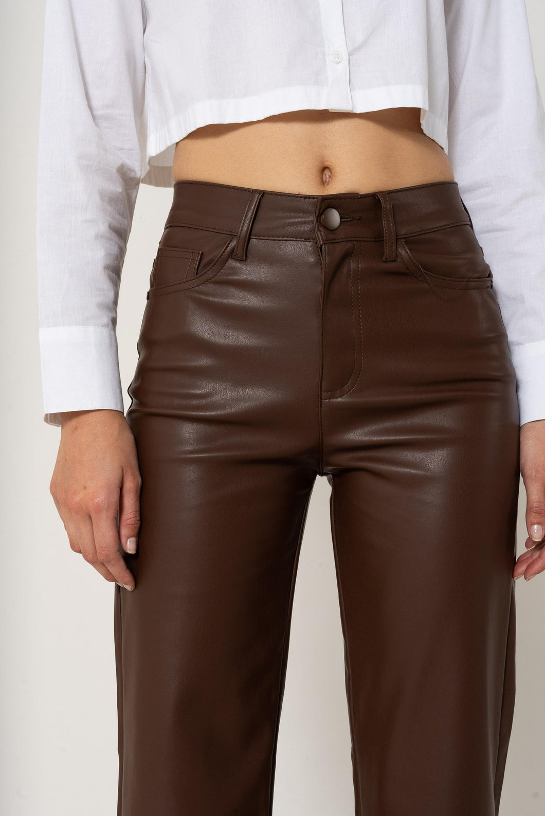 Leather trousers CHLOE